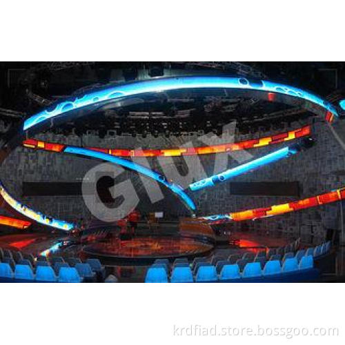 Advertising Pixel 8mm Indoor Curved LED Screen / Billboards